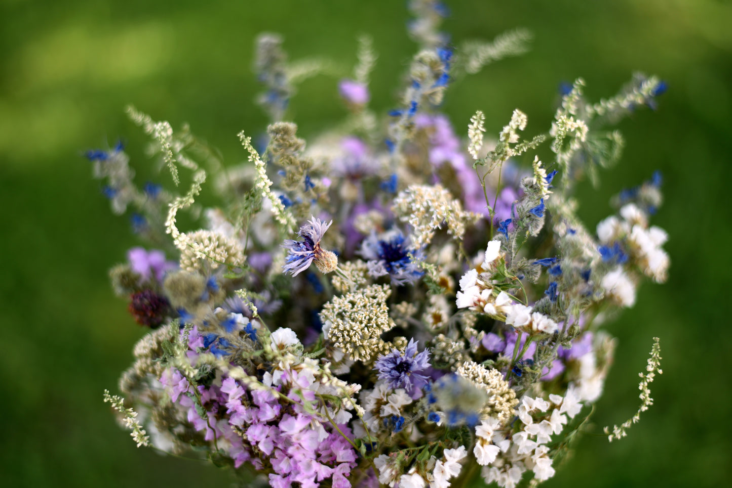 Spring Meadow Dried Wedding Bouquet