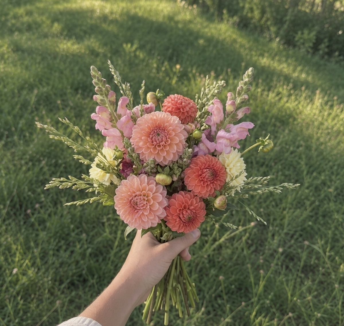 Seasonal Fresh Bridesmaid Bouquet