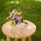 Yellow & Purple Dried Wedding Bouquet