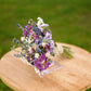 Purple & Blue Dried Wedding Bouquet
