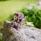 Lavender & White Rose Dried Wedding Bouquet