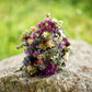 Purple & Blue Dried Wedding Bouquet
