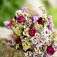 Lavender & White Rose Dried Wedding Bouquet