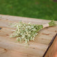 Delicate White Wildflower Dried Wedding Bouquet