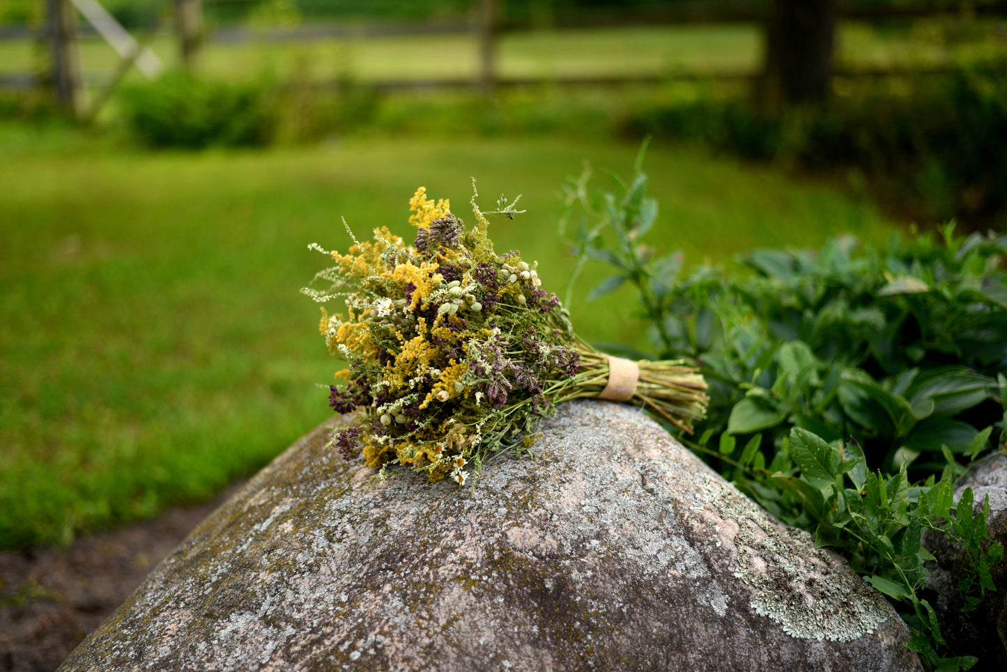 Autumn Wildflower Dried Wedding Centerpiece (Flowers Only)