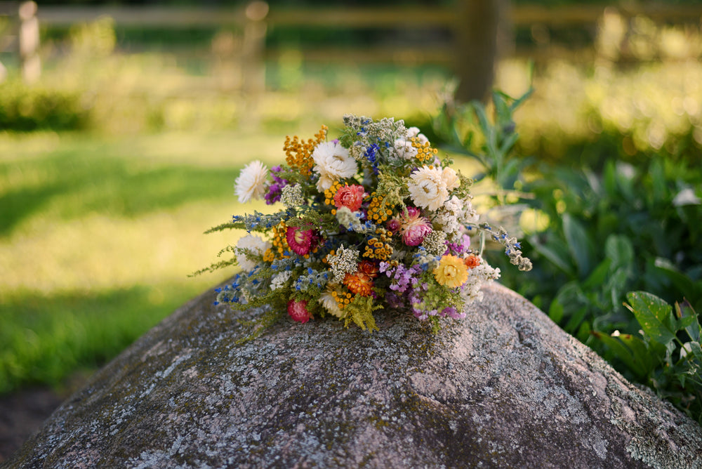 Pastel Dried Wedding Bouquet