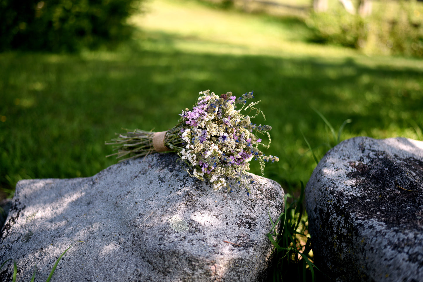 Spring Meadow Dried Wedding Bouquet