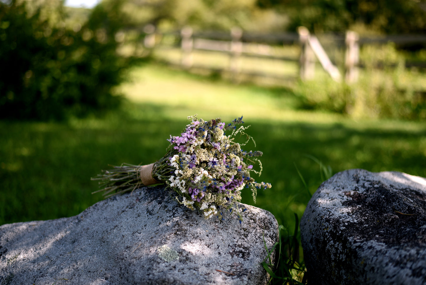 Spring Meadow Dried Wedding Bouquet
