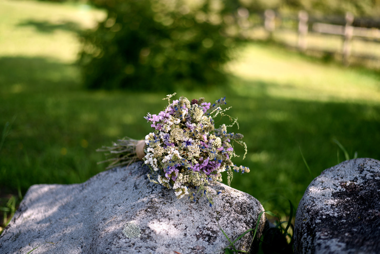 Spring Meadow Dried Wedding Bouquet