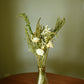 White Dried Flower Wedding Centerpiece (Flowers Only)