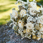 Classic White Dried Wedding Bouquet