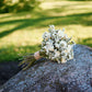 Classic White Dried Wedding Bouquet