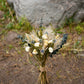 Eucalyptus & Globe Thistle Dried Wedding Bouquet