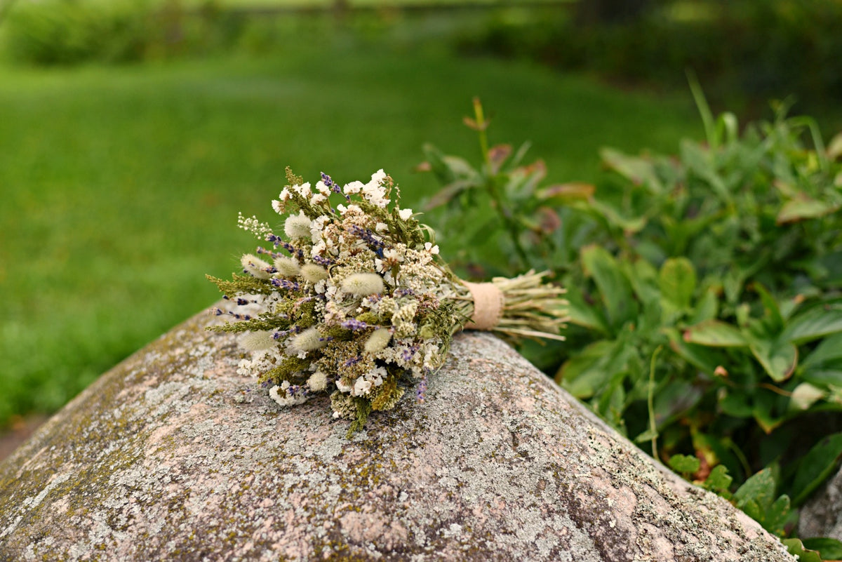 Dried Wildflower Wedding Bouquet