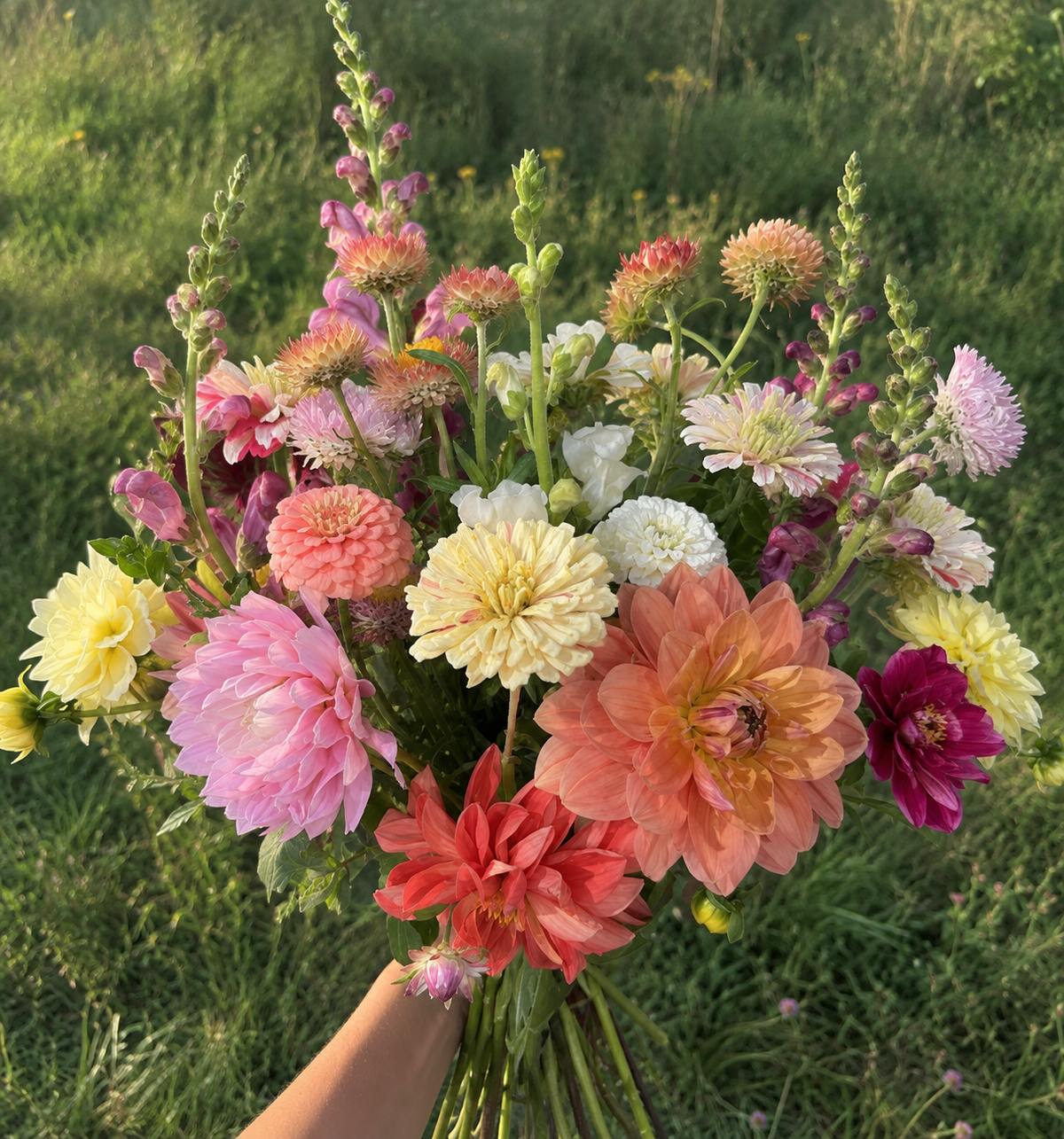 Seasonal Fresh Bridal Bouquet