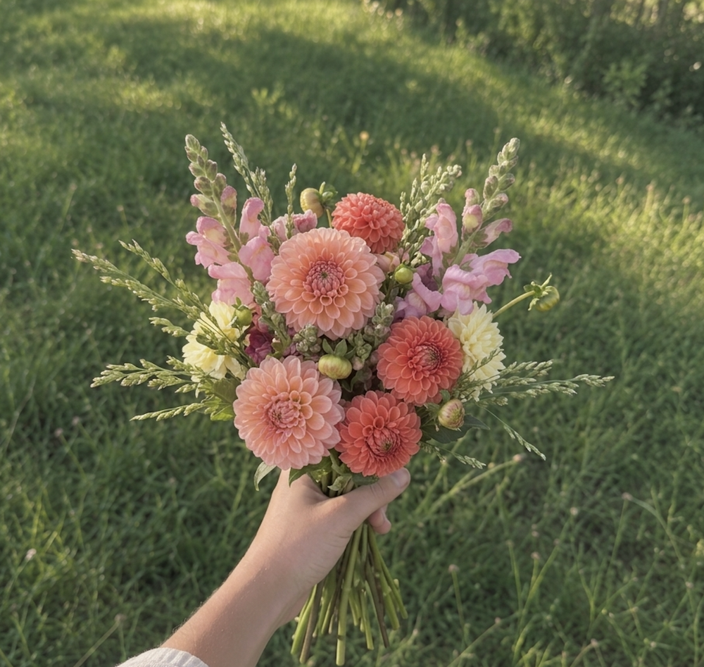 Seasonal Fresh Bridesmaid Bouquet