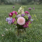 Seasonal Fresh Glass Vase Centerpiece