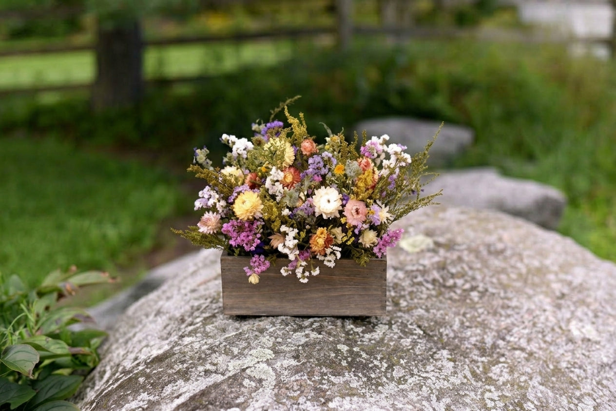 Dried Flower Meadow Box