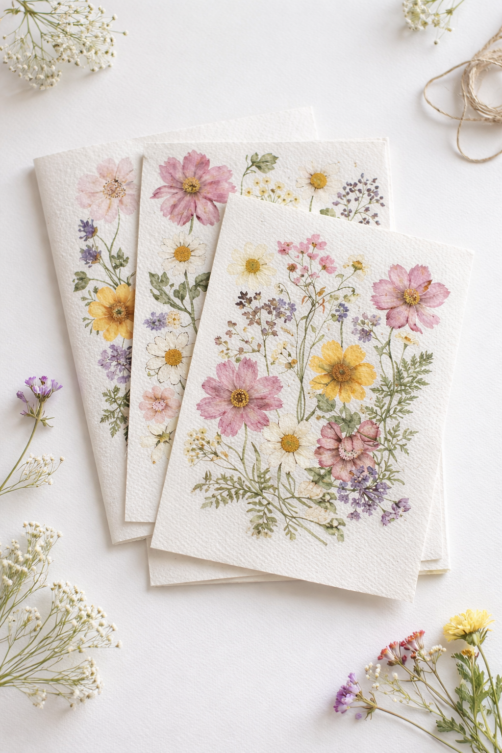 Ontario-Grown Pressed Flowers (Pack of 50)