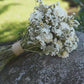 Classic White Dried Wedding Bouquet