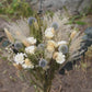 Eucalyptus & Globe Thistle Dried Wedding Bouquet