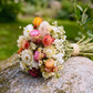 Strawflower Dried Wedding Bouquet
